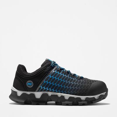 Timberland PRO® Powertrain Sport Alloy Burunlu İş Sneaker İş Ayakkabısı Erkek Siyah Mavi | TR-3867W