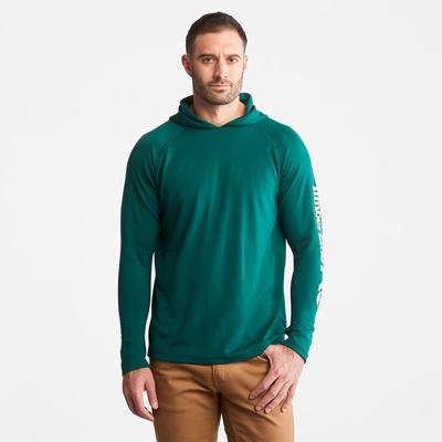 Timberland PRO® Wicking Good Kapüşonlu Sweatshirt Erkek Kahverengi | TR-7281Z