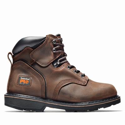 Timberland Pit Boss 6" Iş Botu Erkek Kahverengi | TR-4391E