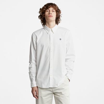 Timberland Pleasant River Slim Oxford Gömlek Erkek Beyaz | TR-3847D