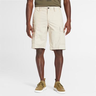 Timberland Poplin Cargo Şort Erkek Bej Rengi | TR-4239M