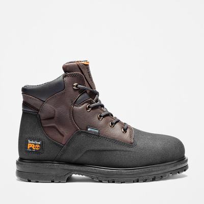 Timberland PowerWelt 6" Steel Burunlu Waterproof Iş Botu Erkek Kahverengi | TR-3526T
