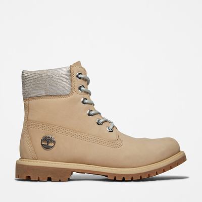Timberland Premium 6 Inch Bot Kadın Bej Rengi | TR-8130L