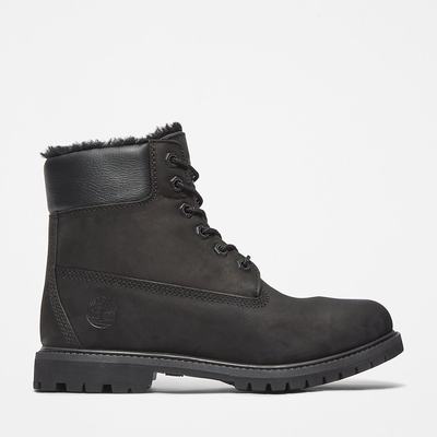 Timberland Premium 6 Inch Bot Kadın Siyah | TR-8697N