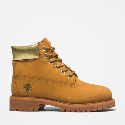 Timberland Premium 6 Inch Bot Çocuk Açık Kahverengi | TR-2367K