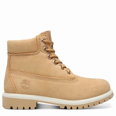 Timberland Premium 6 Inch Bot Çocuk Bej Rengi | TR-2107S
