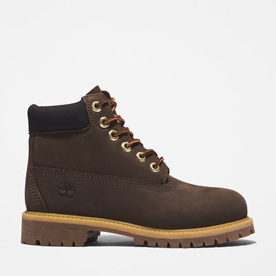 Timberland Premium 6 Inch Bot Çocuk Koyu Kahverengi | TR-7012J