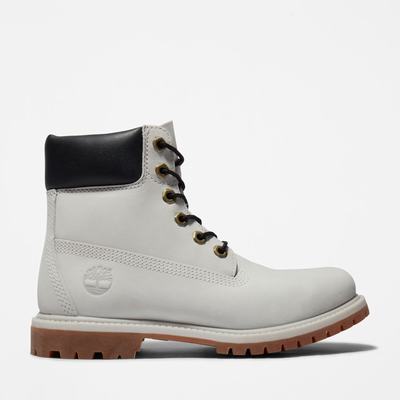 Timberland Premium 6-Inch Waterproof Bot Kadın Açık Gri | TR-2048A