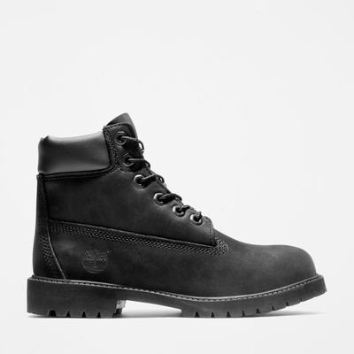 Timberland Premium 6-Inch Waterproof Bot Çocuk Siyah | TR-3769K