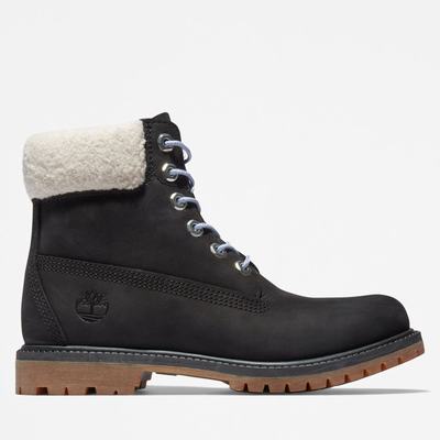 Timberland Premium 6-Inch Waterproof Bot Kadın Siyah Gri | TR-6309F