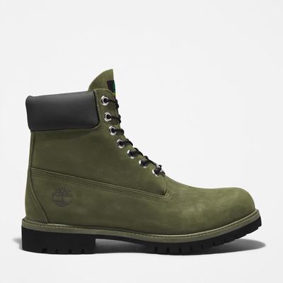 Timberland Premium 6-Inch Waterproof Bot Erkek Koyu Yeşil | TR-9507P