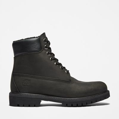 Timberland Premium Warm-lined 6 Inch Kışlık Bot Erkek Siyah | TR-1098Z