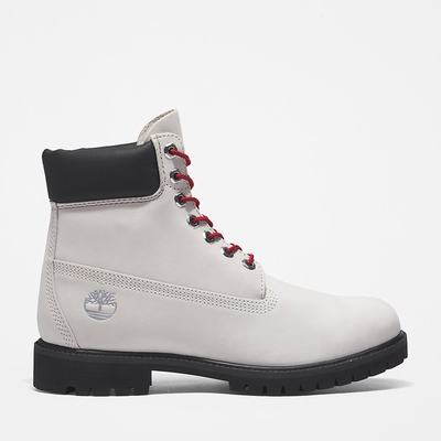 Timberland Premium® 6 Inch Bot Erkek Beyaz | TR-3670B