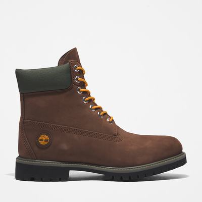 Timberland Premium® 6 Inch Bot Erkek Koyu Kahverengi | TR-8194H