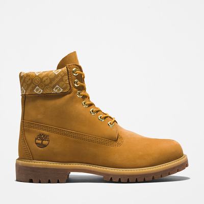 Timberland Premium® 6 Inch Bot Erkek Sarı Beyaz | TR-5073Q