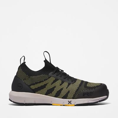 Timberland Radius Composite Burunlu İş Sneaker İş Ayakkabısı Erkek Siyah Sarı | TR-0639A