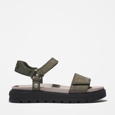 Timberland Ray City Ankle Askılı Sandalet Kadın Koyu Yeşil | TR-8791B