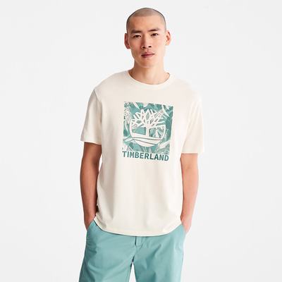 Timberland Refibra™ Graphic Tişört Erkek Beyaz | TR-8026V