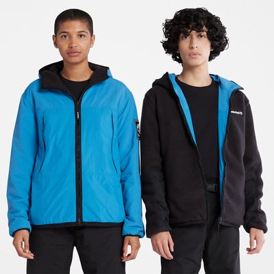Timberland Reversible High-pile Fleece Ceket Erkek Mavi | TR-0158J
