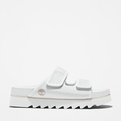 Timberland Santa Monica Sunrise Double-Askılı Terlik Kadın Beyaz | TR-4519G