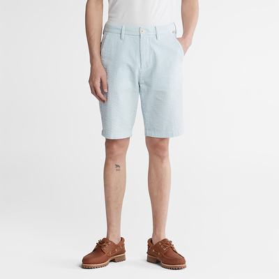 Timberland Seersucker Şort Erkek Açık Mavi | TR-7981T
