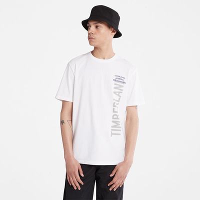Timberland Side-logo Tişört Erkek Beyaz | TR-6235B