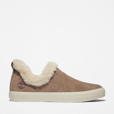 Timberland Skyla Bay Warm Astar Slip-Ons Kışlık Bot Kadın Açık Kahverengi | TR-4231F