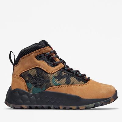 Timberland Solar Wave GreenStride™ Hiker Yürüyüş Botu Çocuk Sarı | TR-0963Y