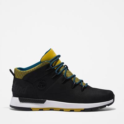 Timberland Sprint Trekker Mid Yürüyüş Botu Erkek Siyah Sarı | TR-0943L