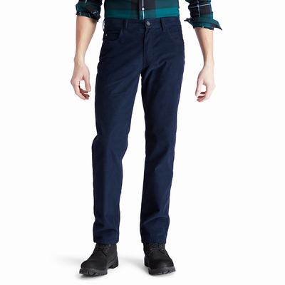 Timberland Squam Lake Corduroy Pantolon Erkek Lacivert | TR-2971Q