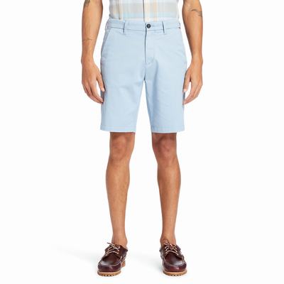 Timberland Squam Lake Stretch Chino Şort Erkek Mavi | TR-0351P