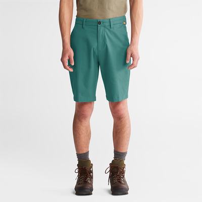 Timberland Squam Lake Stretch Chino Şort Erkek Yeşil | TR-1645R