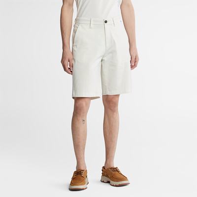Timberland Squam Lake Stretch Chino Şort Erkek Beyaz | TR-4038Q