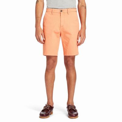Timberland Squam Lake Stretch Chino Şort Erkek Turuncu | TR-9175Y