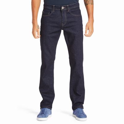 Timberland Squam Lake Stretch Kot Pantolon Erkek Indigo | TR-8196Z