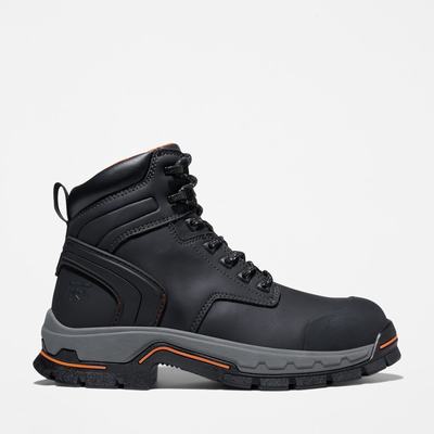 Timberland Stockdale 6" Alloy Burunlu Iş Botu Erkek Siyah | TR-6530W