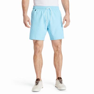 Timberland Sunapee Lake Solid-colour Swim Şort Erkek Mavi | TR-0671B