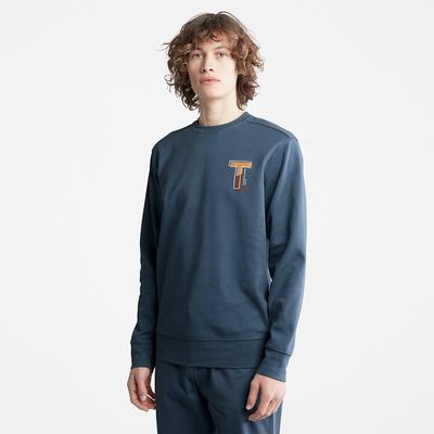 Timberland Sweatshirt with TimberFresh™ Teknolojileri Tişörtü Erkek Mavi | TR-3208J