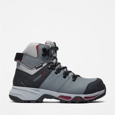 Timberland Switchback Waterproof Composite Emniyet-Burunlu Iş Botu Kadın Gri Mor | TR-4306L
