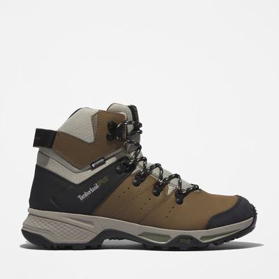 Timberland Switchback Waterproof Soft-Burunlu Iş Botu Erkek Kahverengi Yeşil | TR-9354J
