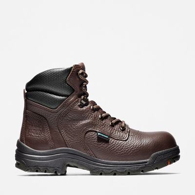 Timberland TiTAN 6" Alloy Burunlu Waterproof Iş Botu Kadın Koyu Kahverengi | TR-6725G