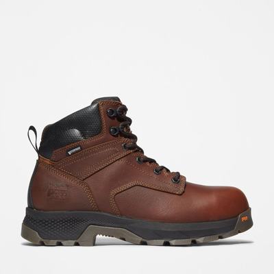 Timberland TiTAN EV 6" Composite Burunlu Waterproof Iş Botu Erkek Koyu Kahverengi | TR-0957J