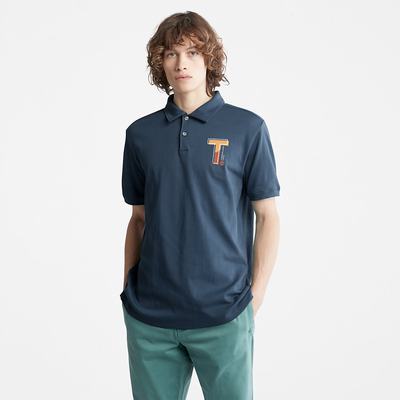 Timberland TimberFresh™ Polo Gömlek Erkek Koyu Mavi | TR-7162S