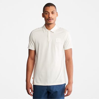 Timberland TimberFresh™ Supima® Pamuklu Polo Gömlek Erkek Beyaz | TR-0738W