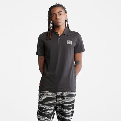 Timberland TimberFresh™ Supima® Pamuklu Polo Gömlek Erkek Siyah | TR-5641R