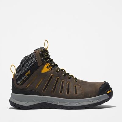 Timberland Trailwind Waterproof Comp-Burunlu Iş Botu Erkek Kahverengi Sarı | TR-9401L