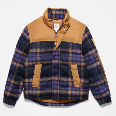 Timberland Welch Mountain Ultimate Puffer Ceket Erkek Sarı Mavi | TR-0859M