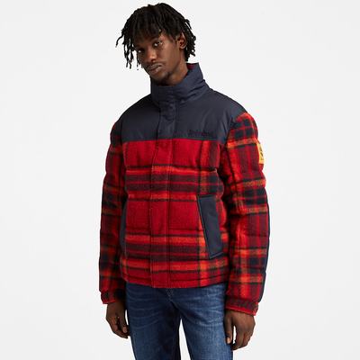 Timberland Welch Mountain Ultimate Puffer Ceket Erkek Kırmızı | TR-2784Q