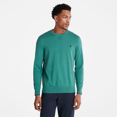 Timberland Williams River Crewneck Süveter Erkek Yeşil | TR-3182A