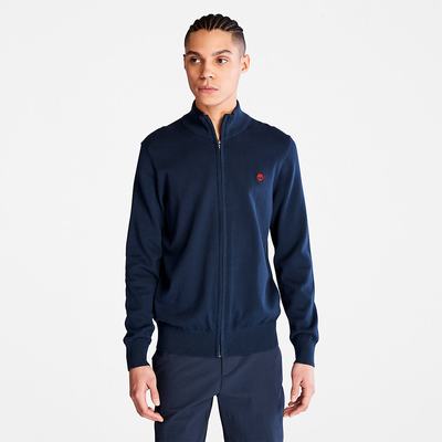 Timberland Williams River Full-Zip Kazak Erkek Lacivert | TR-5436Y